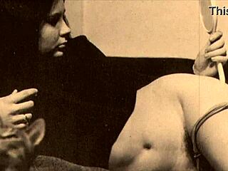 Vintage taboo pussy bent over for doggystyle!