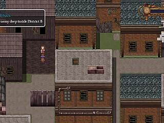 Cute Anime Girl Topless Near Men Unnoticed