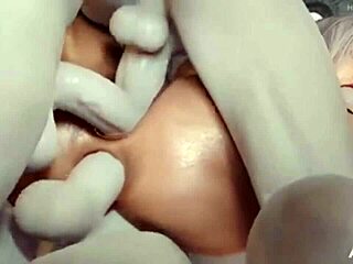 动漫3D Hentai猛干，哇！