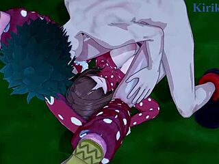 Kinoko Komori And Mei Hatsume Have Intense Sex With Izuku Midoriya In My Hero Academia Hentai