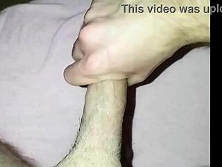 Young 18+ Amateur's INTENSE Homemade Dick Solo Massage and Masturbation