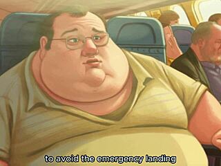 Step Gay Dad and Mile High Guy Get Naughty on the Flight