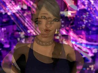 Shauna guides John through intense edging session