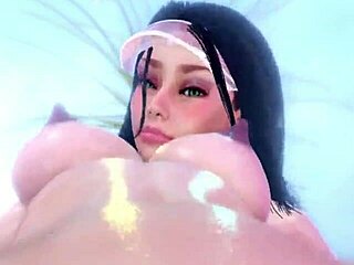 Beautiful 3D babe craves rhythmic fucking in animated futanari cunnilingus scene
