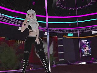 vrchat pole dancing in virtual reality