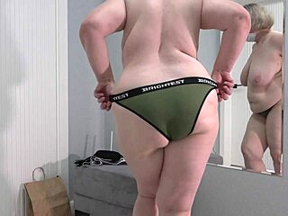 Mature housewife's solo pleasure with new toys and panties