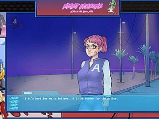 Muscular redhead learns night lessons from vampire in anime