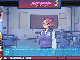 Muscular redhead learns night lessons from vampire in anime