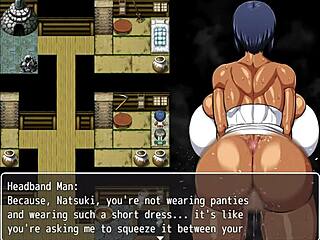 Watch tanned girl natsuki in hentai game ep 19 fucking her village sex friends with anal and pussy creampie?