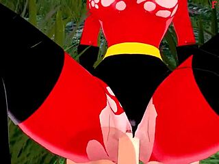 Elastigirl fucks hard on secret mission!