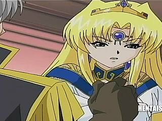 Hentai character gets titty fucked hard