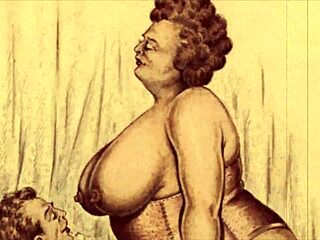 Vintage erotic cartoons and hentai comics from retro anime