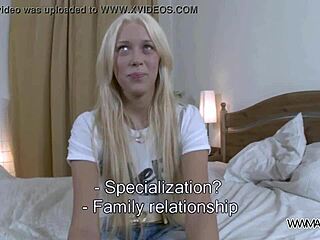 Young Blonde, Tell Me How You Took That Cock at Home