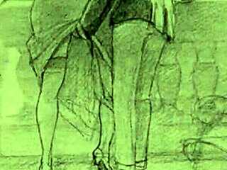 check out this vintage erotic cartoon illustration from the retro era