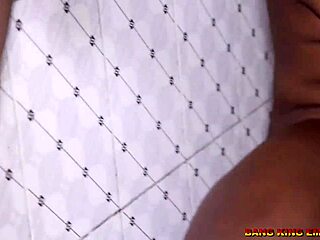 ebony college girlfriend's wild bathroom bedroom bang