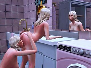 Stepmother's kinky plan for stuck trans stepdaughter in SFM
