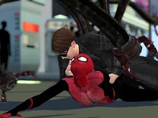 spider-man battles dr octopus in epic showdown