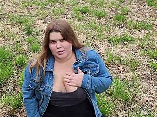 BBW Student Sucks Teacher in Park for Grades. Her Big Tits and Cute Face Covered in Cum.  