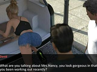 slutty housewife teases neighborhood cocks