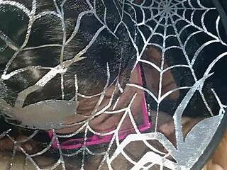 Latina Witch Sucking Cock in Homemade Video