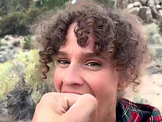 Rubbing My Clit on Stranger’s Balls for Intense Pleasure