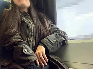 Public pleasure on the train with a fellow gay man