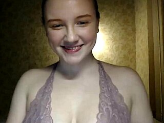cute shy girl, wanna show off those big natural tits now?