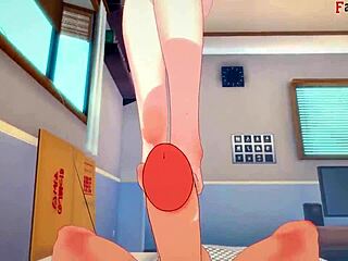 Koneko recalls wild night in fantasy hentai fuck
