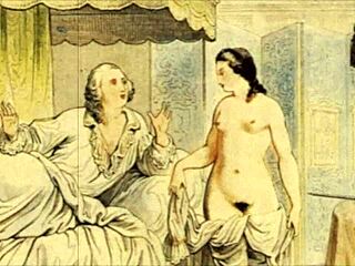 Vintage erotic drawings from antique cartoon hentai