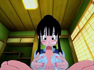 chichi fucks goku and gohan in dragon ball zex fantasy