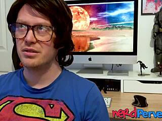 Insatiable UK Slut Blows Lucky Nerds!