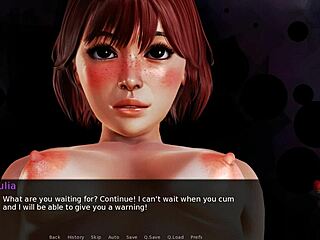 Oh, older step sister is teasing me in this porn game!