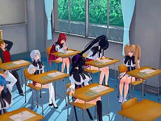 Koneko recalls wild night in fantasy hentai fuck