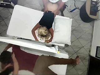 Masseur Has Sex With Woman Next To Husband