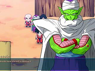 big tits bulma dates android in hentai game