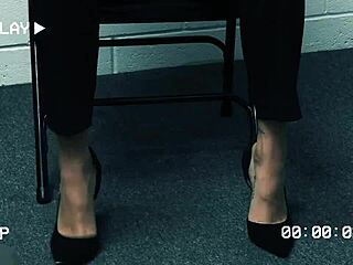 Gracious officer shows nerdy shoplifter real intense action