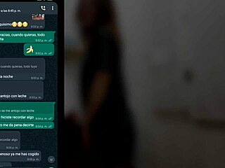 My cousin got hot on WhatsApp, ended up in my room for wild action. Things escalated fast with her big ass.