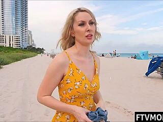 Hot Milf Flashing Naked!