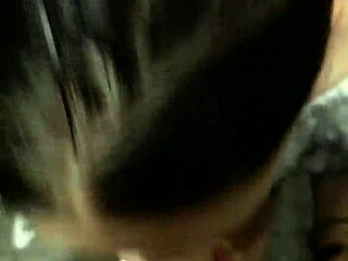 Stranger Reverses Into Me and Gets a Wild Outdoor Blowjob with Facial Finish