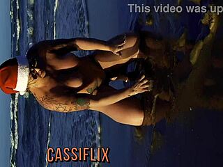 Naughty Mommy Noel Gives Ass Gift in Doggy - Cassiflix