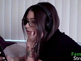 Why redhead smokes fucks endowed man.