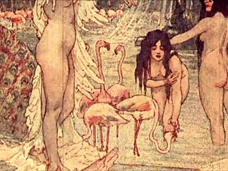 Vintage Erotic Cartoon Sketches