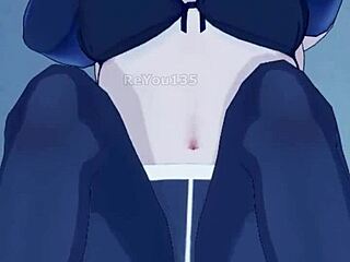 OC New Employee Shows Off Big Anime Tits