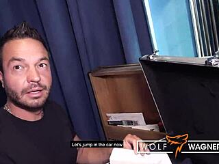 Milf Julia Exclusiv Fucked in Public on WolfWagner Platform