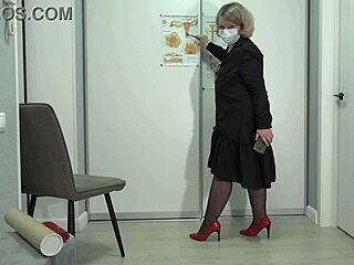 Mature teacher's solo roleplay stirs up college fantasies