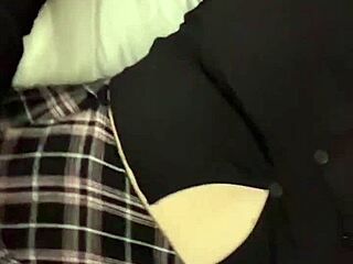 Neighbor seduced me with that miniskirt and dildo play! 😍