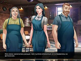 omg, complete gameplay - our red string part 36 with piercing milf 😍