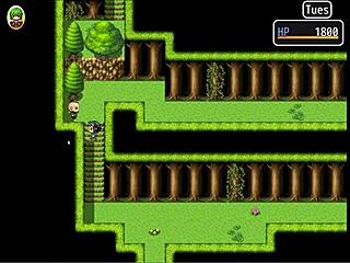 Yuka in scattered shard hentai threesome with goblins at hotspring