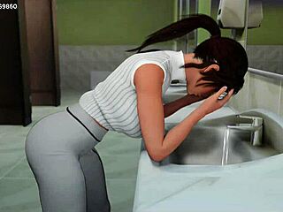 milf gets wild with first bbc in lara croft adventure.