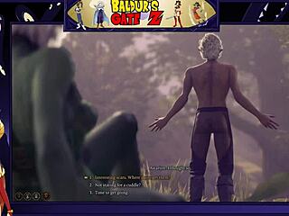 Astorian fucks female Namekian in hentai anime sex